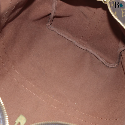 Louis Vuitton Brown Canvas Keepall Bandouliere 50 travel bag