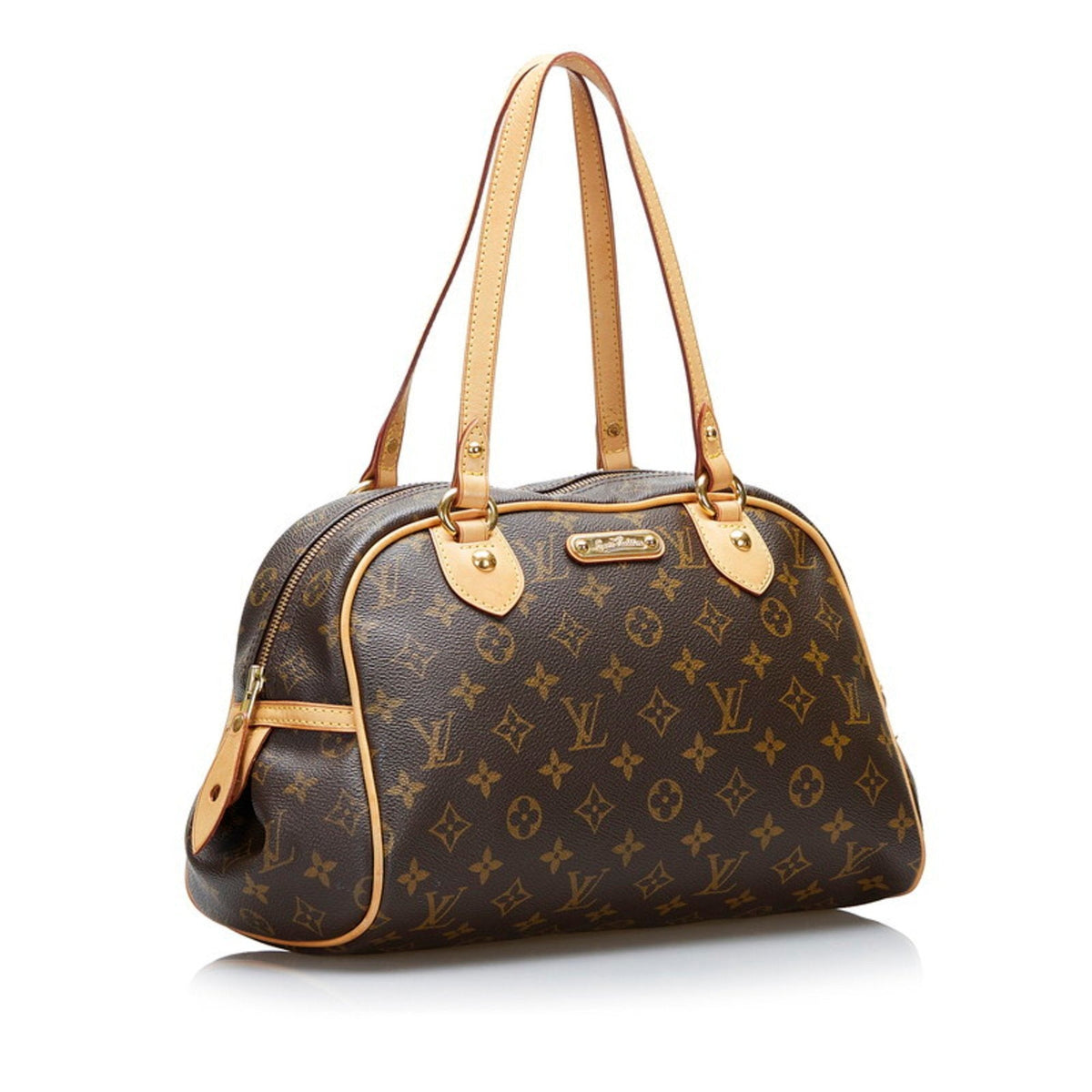 Louis Vuitton Brown Canvas Montorgueil tote bag