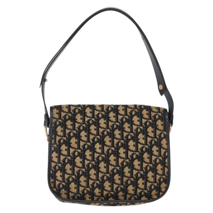 Christian Dior Vintage Trotter Shoulder Bag Canvas Navy Canvas Shoulder Bag Bag ()