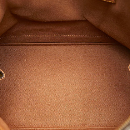 Louis Vuitton Brown Canvas Alma handbag bag