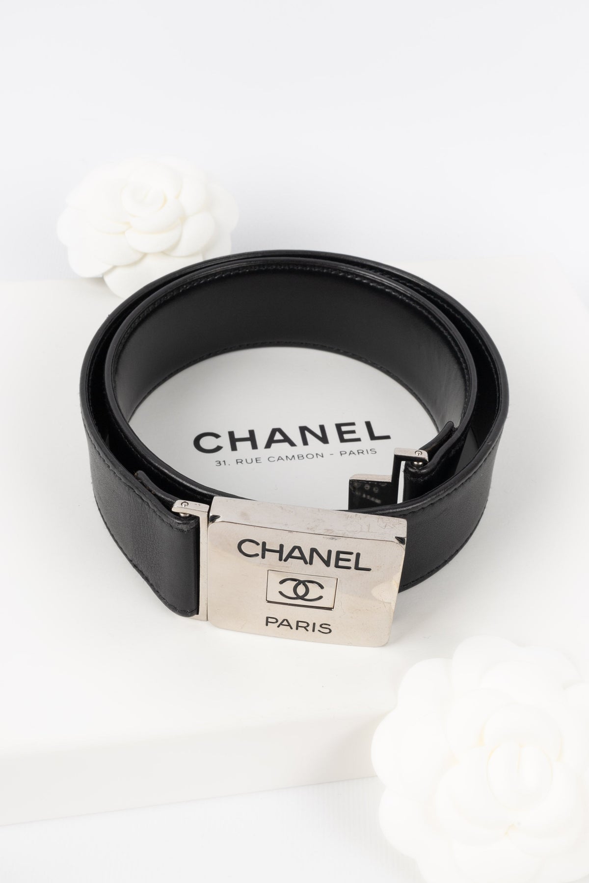 Ceinture en cuir Chanel Automne 1996