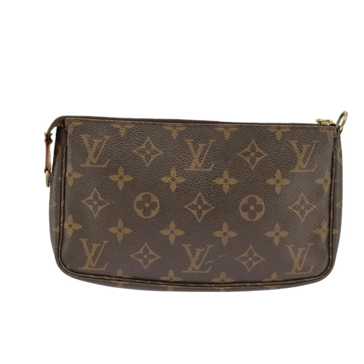 Louis Vuitton Pochette Accessoire  Canvas Clutch Bag