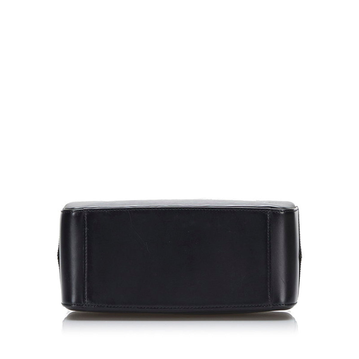 Louis Vuitton Black Leather Sablon handbag bag