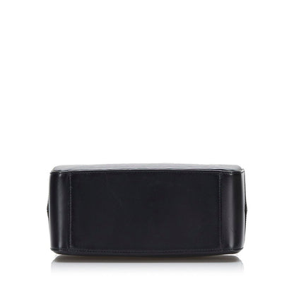 Louis Vuitton Black Leather Sablon handbag bag