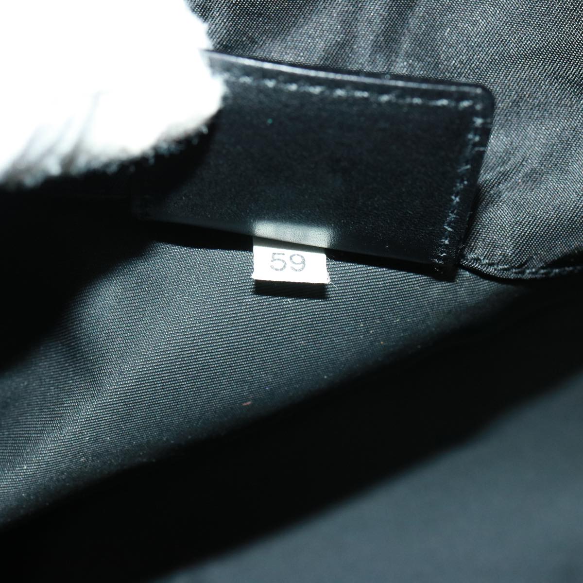 PRADA Garment Cover Nylon Black Auth 77086