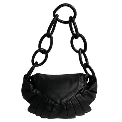 Chanel CC Ring Shoulder Bag  Leather Crossbody Bag in Good condition
