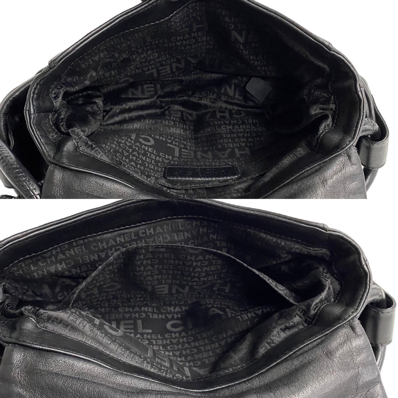 Chanel CC Ring Shoulder Bag  Leather Crossbody Bag in Good condition