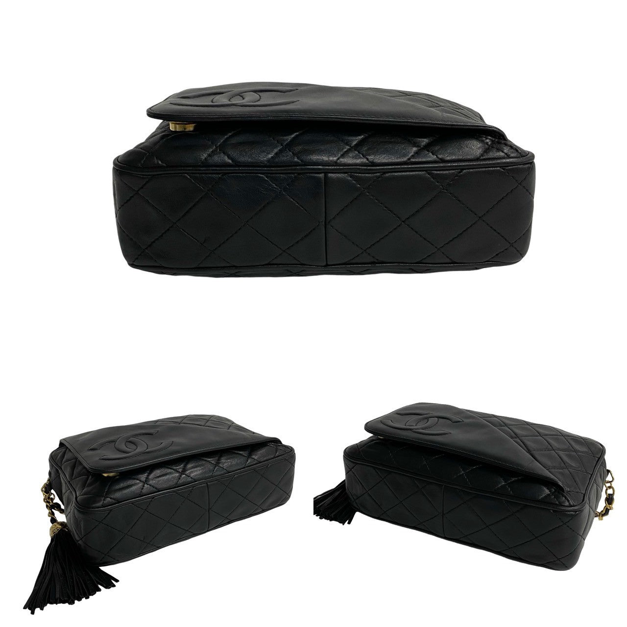 Chanel CC Matelasse Camera Bag  Leather Crossbody Bag in Good condition