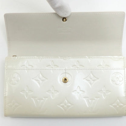 Louis Vuitton White Patent leather Portefeuille Sarah wallet accessories