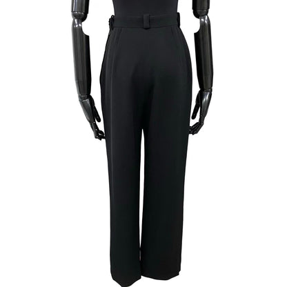 CHANEL Pants wool black 38
