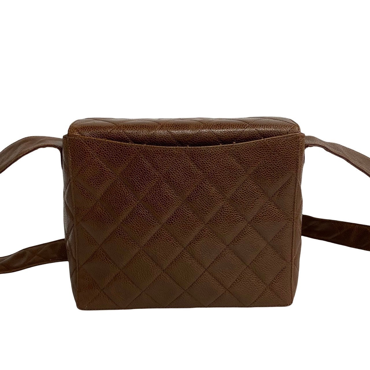 Chanel CC Caviar Flap Crossbody Bag  Leather Crossbody Bag in Good condition