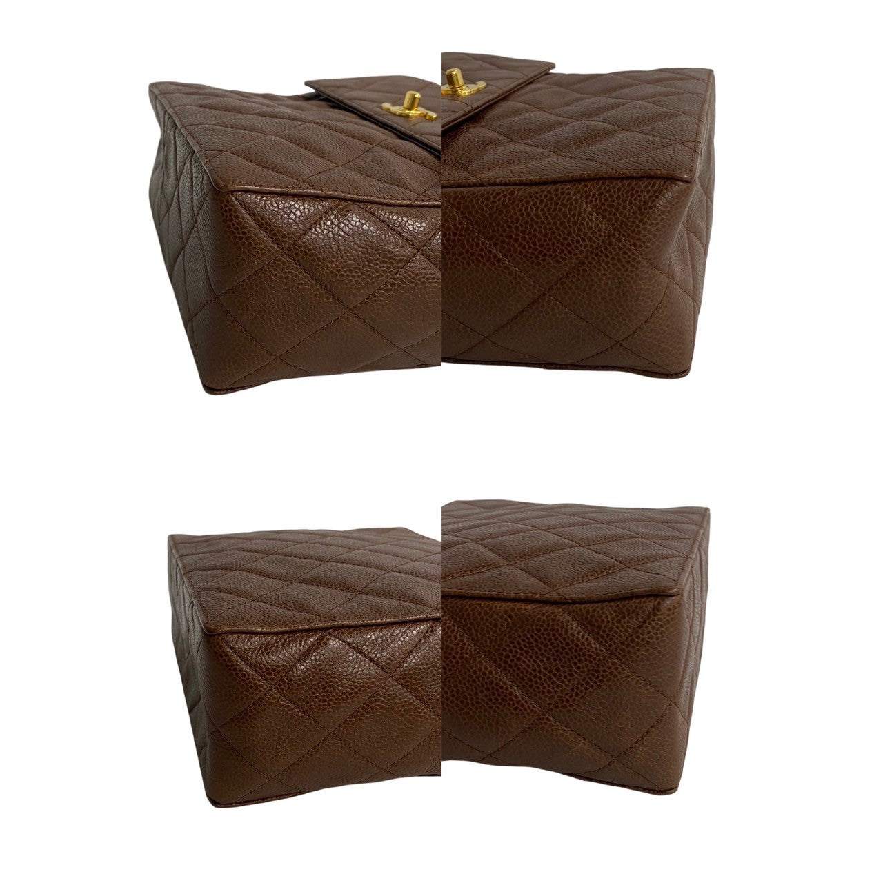 Chanel CC Caviar Flap Crossbody Bag  Leather Crossbody Bag in Good condition