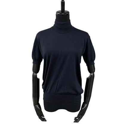 CHANEL knit cashmere Navy 42