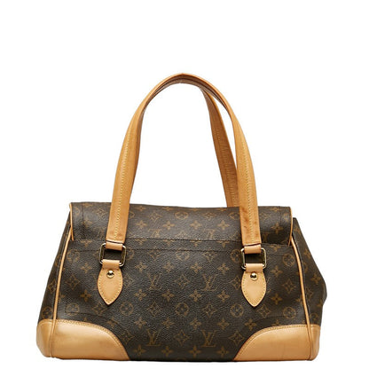 Louis Vuitton Monogram Beverly GM Handbags M40120 Brown PVC Leather Ladies Louis Vuitton