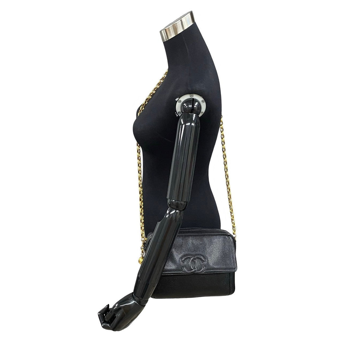 Chanel Mat Caviar Skin Shoulder Bag