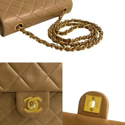 Chanel Matelasse Lambskin Chain Mini Shoulder Bag Leather Shoulder Bag 34194 in Good condition