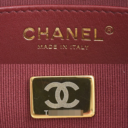 Chanel Calfskin Matelassé Chain Shoulder Bag AS4195 Pre-owned