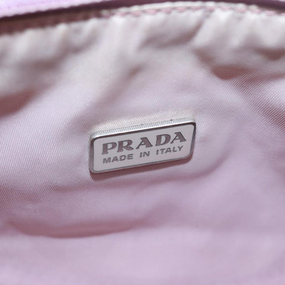 PRADA Hand Bag Nylon Pink Auth 77626