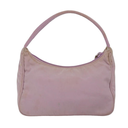 PRADA Hand Bag Nylon Pink Auth 77626