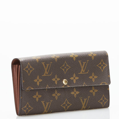 Louis Vuitton Brown Canvas Sarah wallet accessories