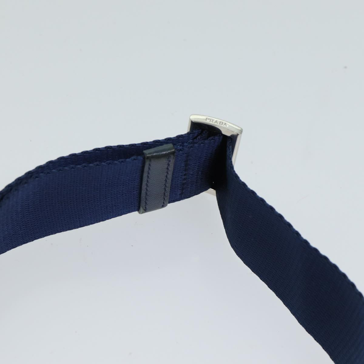 PRADA Shoulder Bag Nylon Blue Auth 77835