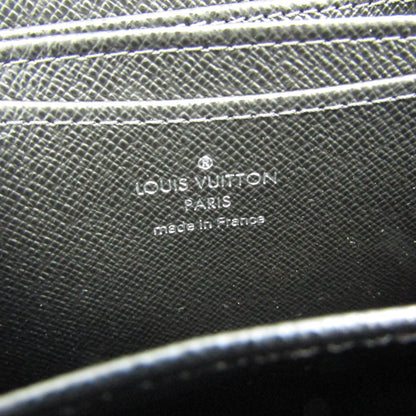 Louis Vuitton Black Leather Porte monnaie Zippy wallet accessories