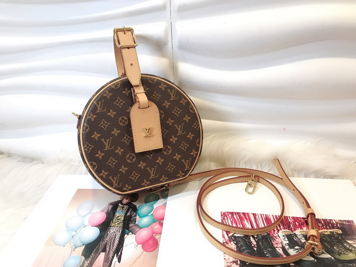 Louis-Vuitton Petite Boîte Chapeau Monogram Canvas Crossbody Bag