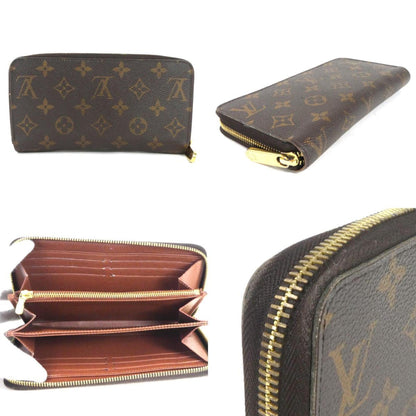 Louis Vuitton Brown Canvas Portefeuille zippy wallet accessories