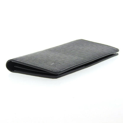 Louis Vuitton Black Leather Portefeuille Brazza wallet accessories