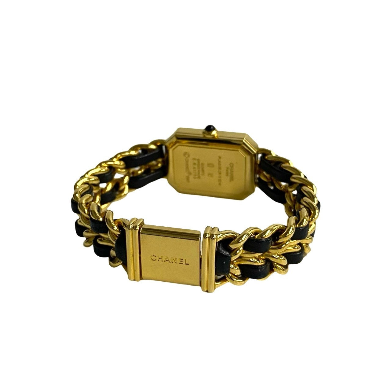 CHANEL Watches leather black Premiere M