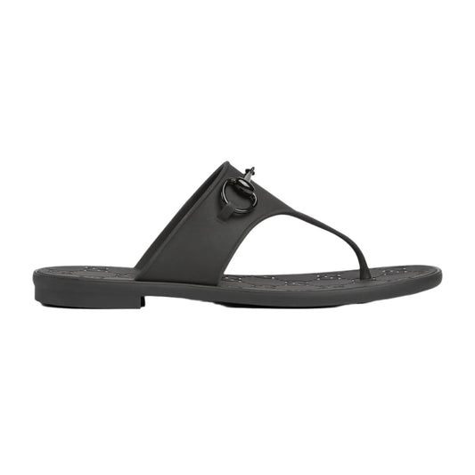 780306 J8700 1000 BLACK GUCCI WOMAN SLIPER