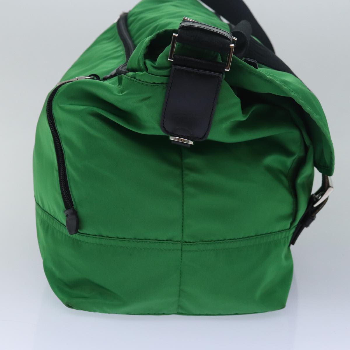PRADA Shoulder Bag Nylon Green Auth 78081