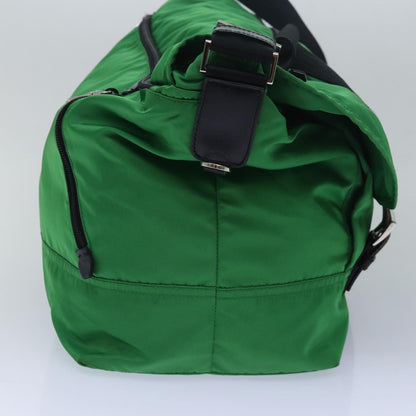 PRADA Shoulder Bag Nylon Green Auth 78081