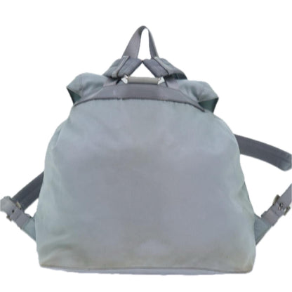 PRADA Shoulder Bag Nylon Light Blue Auth 78258