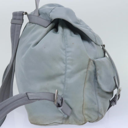 PRADA Shoulder Bag Nylon Light Blue Auth 78258