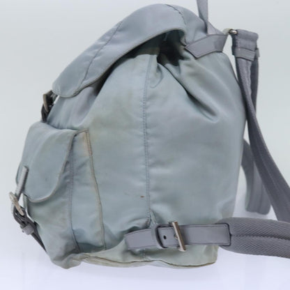 PRADA Shoulder Bag Nylon Light Blue Auth 78258