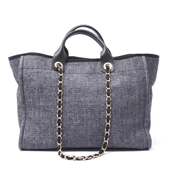 Chanel Deauville Raffia 2way Tote Bag