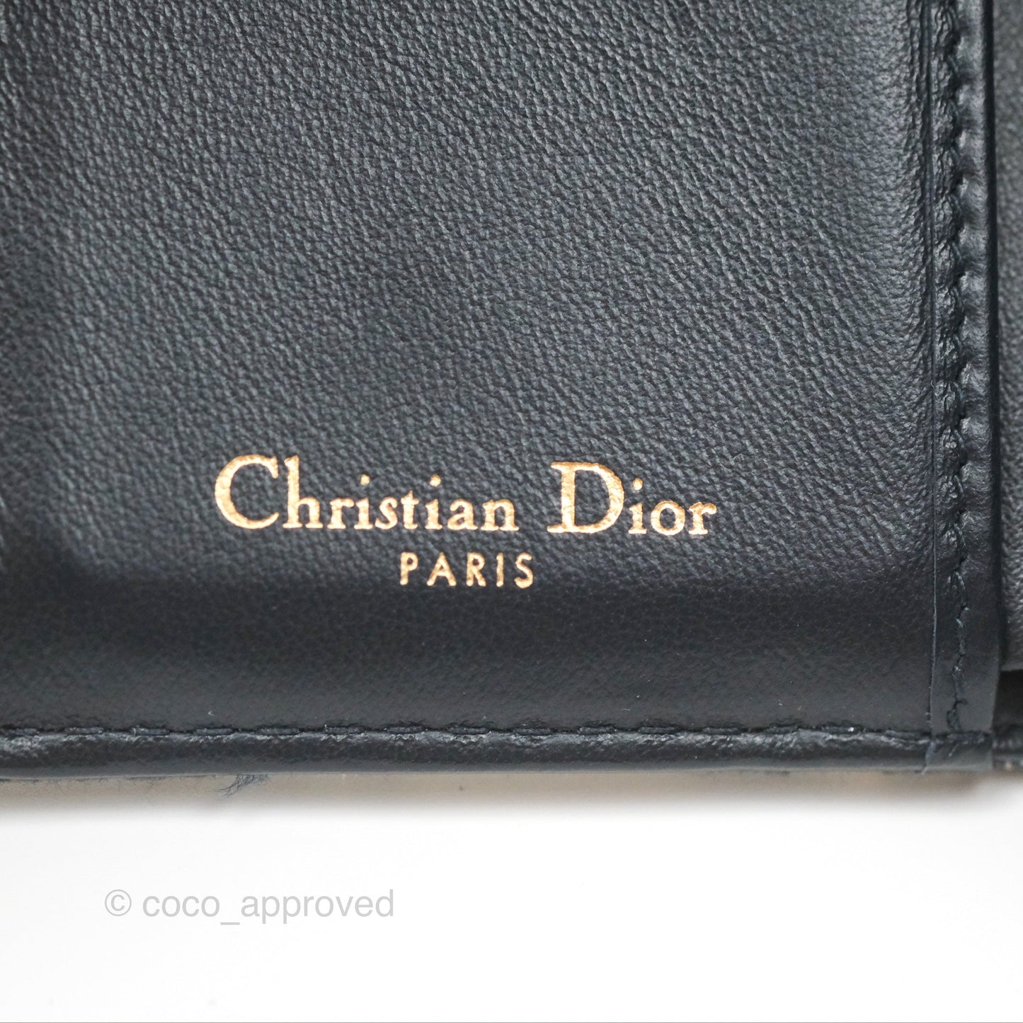 Christian Dior Saddle Small Flap Wallet Blue Dior Oblique Jacquard