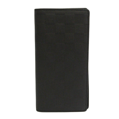 Louis Vuitton Black Canvas Brazza wallet accessories