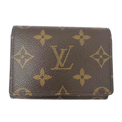 Louis Vuitton Brown Canvas Card case wallet accessories