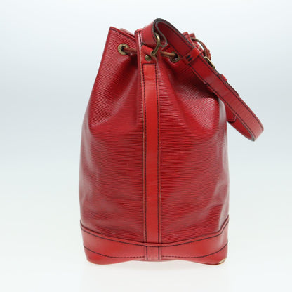 LOUIS VUITTON Epi Noe Shoulder Bag Red M44007 LV Auth 78599