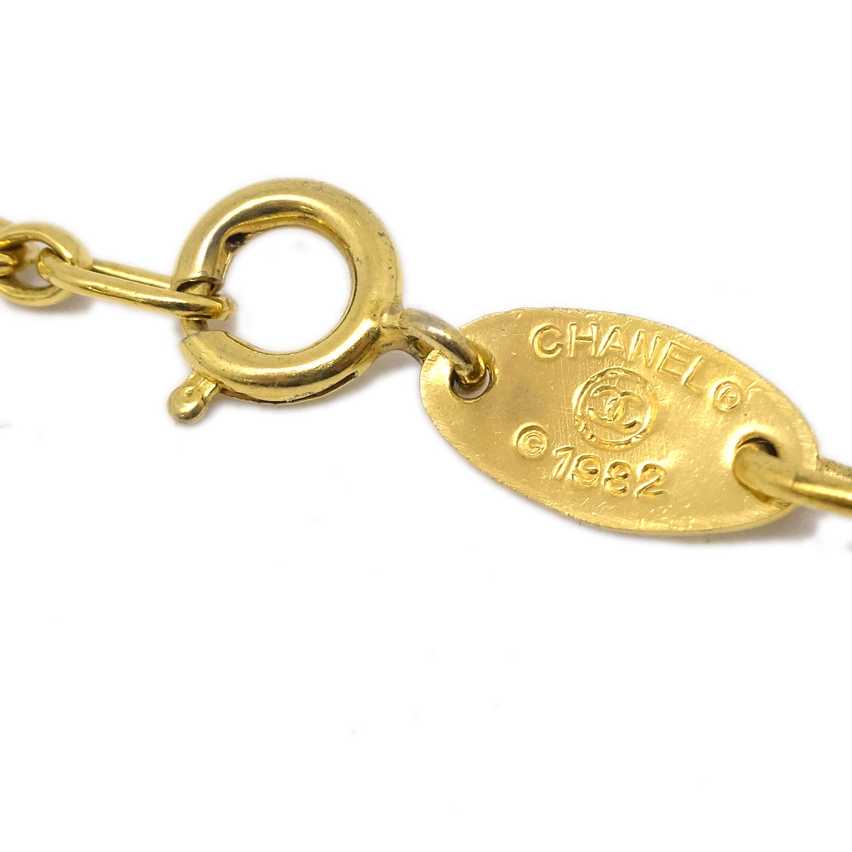 Chanel Gold Chain Necklace 1982