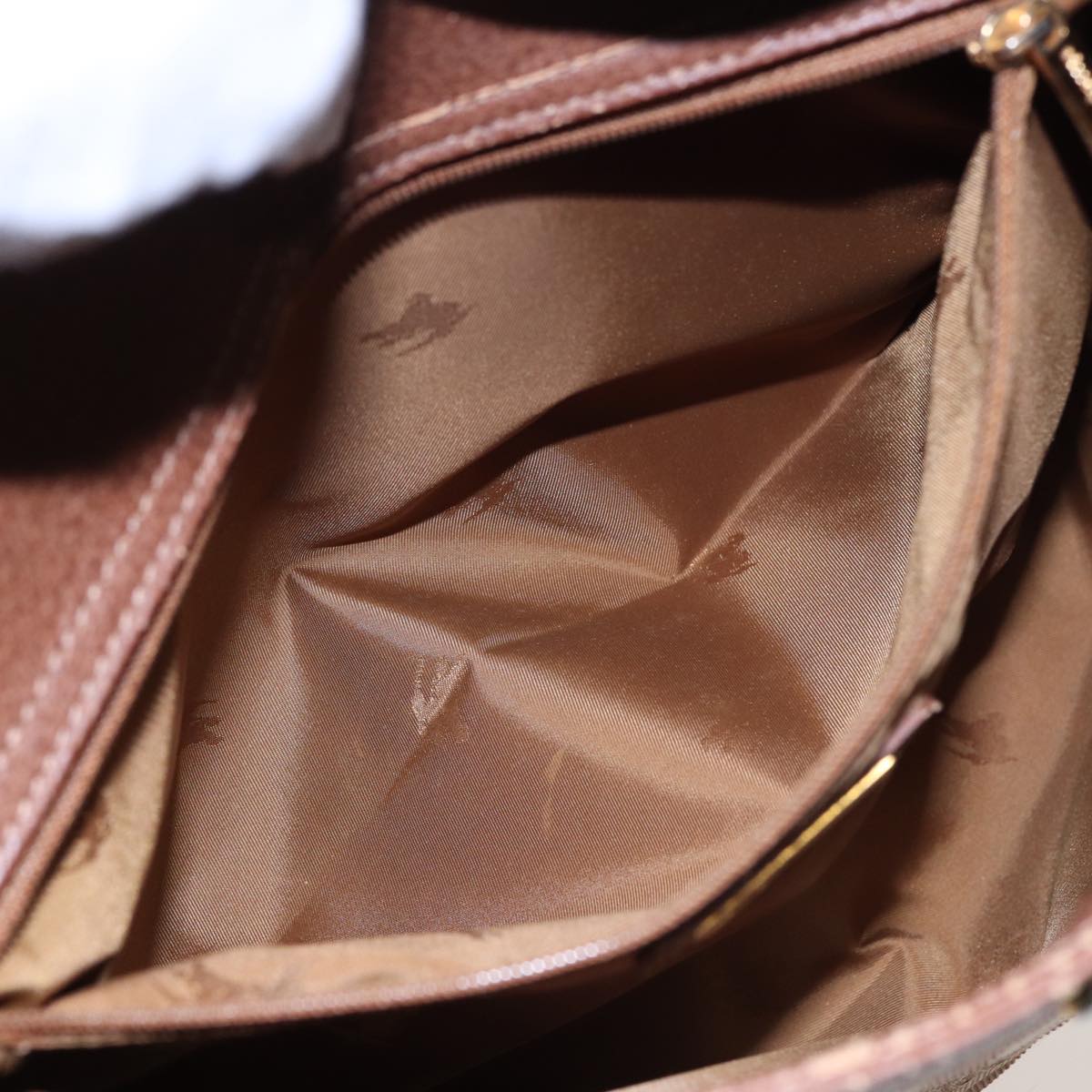 BURBERRYSs Shoulder Bag Canvas Brown Auth 78848