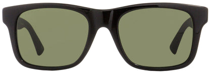 Gucci Unisex  Sunglasses GG0008S 001 Shiny Black/Black Rubber Effect 53mm