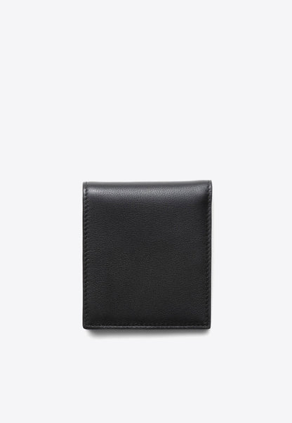 Bi-Fold Logo Leather Wallet