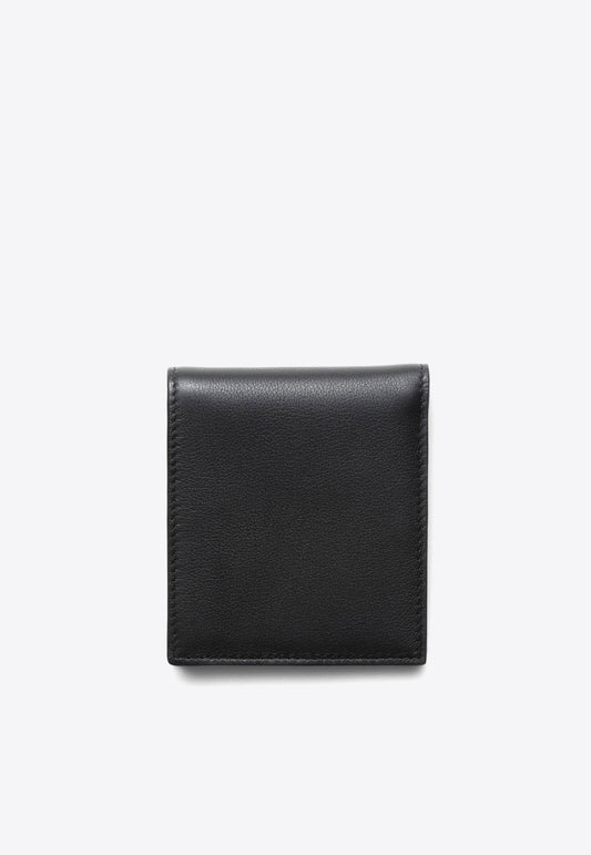 Bi-Fold Logo Leather Wallet