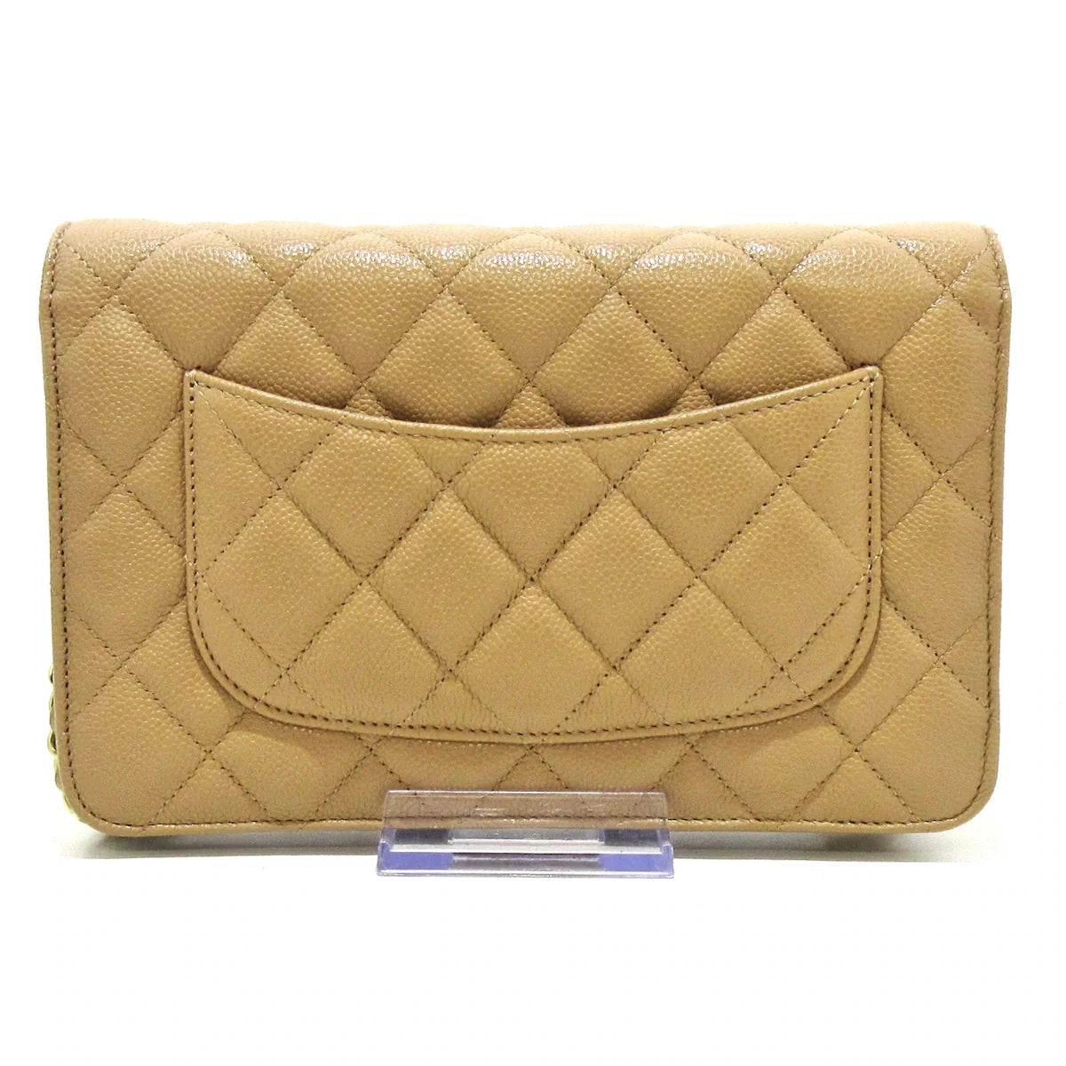 Chanel Biege Wallet On Chain