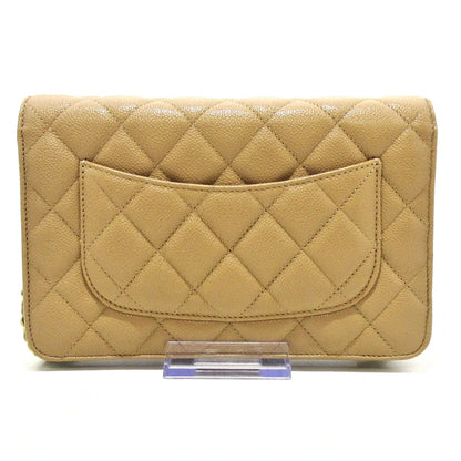 Chanel Biege Wallet On Chain