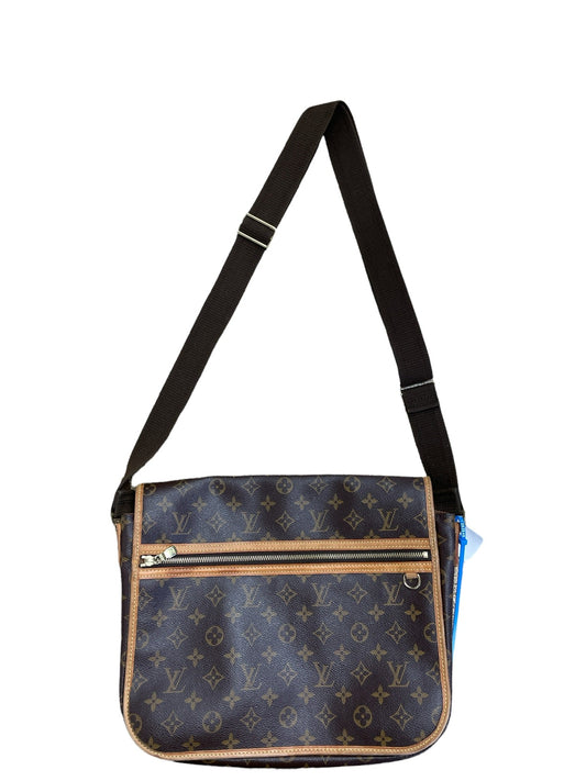 Handbag Luxury Designer By Louis Vuitton Bosphore Messenger Bag Monogram canvas GM  Size: Medium