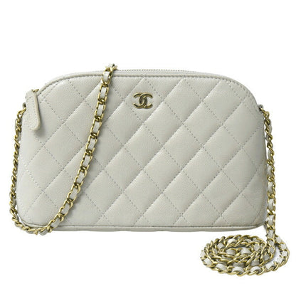 Chanel Matelassé Caviar Leather Chain Shoulder Bag